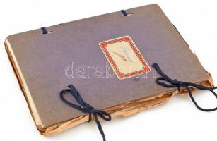 Boldis János: Papok és emberek. Regény. Gépirat, 159 p. Mappában, helyenként sérült lapszélekkel