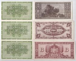 1946. 1.000.000MP + 10.000.000BP + 1946. 100.000.000BP + 50.000AP (3x) T:I-II-