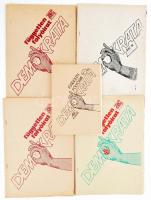 1986 5 db szamizdat folyóirat a Demokrata első számai