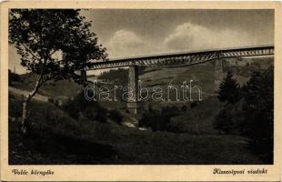 1944 Kisszolyva, Szkotárszke, Skotarska; Volóc környéke, vasúti híd, viadukt / railway bridge, viaduct (EK)