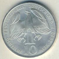 Németország 2000F 10M Ag "J. S. Bach halálának évfordulója" T:2+