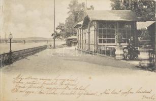 1903 Pozsony, Pressburg, Bratislava; Bediene dich allein. Négy részes kihajtható panorámalap / 4-til...