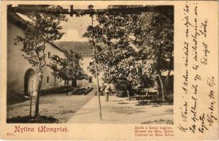 1900 Nyitra, Nitra; Zárda a Zobor hegyen / Kloster au Berg Zobor / cloister (r)