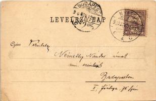 1900 Nyitra, Nitra; Zárda a Zobor hegyen / Kloster au Berg Zobor / cloister (r)