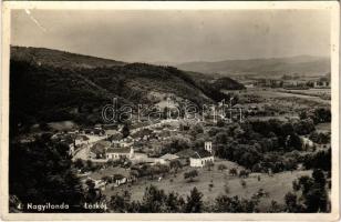 Nagyilonda, Ileanda; látkép, templom. Verbiczky Géza kiadása / general view, church (EK)