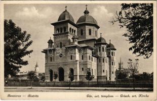 Beszterce, Bistritz, Bistrita; Görög ortodox templom. Csallner Károly kiadása / Griech. ort. Kirche / Greek Orthodox church