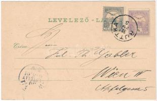 1901 Námesztó, Námestovo; Murin-féle sírbolt, Takarékpénztár, Uradalmi szálloda, Fő tér. Schein M. k...