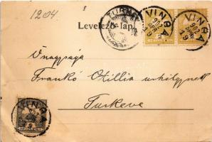 1902 Vinga, Római katolikus templom. Ertel J. felvétele után / Catholic church (EB)