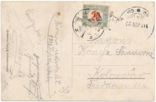 1918 Alsójára, Iara de Jos, Iara; Schwarczberger Mihály zsidó vegyeskereskedő üzlete és saját kiadás...