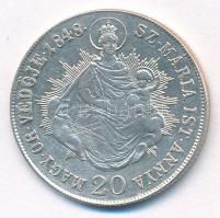 1848KB 20kr Ag "V. Ferdinánd" T:1- 
Hungary 1848KB 20 Kreuzer Ag "Ferdinand V" ...