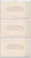 2000. 2000Ft (3x) "Millenium" eredeti, bontatlan díszcsomagolásban, sorszámkövetők "M...