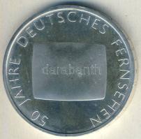 Németország 2002G 10€ Ag "50 éves a Német Televízió" T:BU