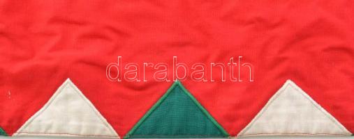 1970 A Honvéd Folyami Flottilla díszlobogója. Szőtt. 75x110 cm Szép állapotban / Flag of the Hungari...