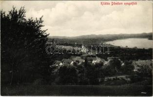 Dömös, kilátás Dömösre nyugat felé. Falk V. kiadása. Zoller József 314a (fa)