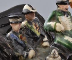 Borszéky Frigyes (1880 - 1955) : III. Viktor Emánuel, olasz király látogatása Budapesten, Horty Mikl...