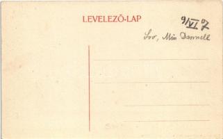 Pozsony, Pressburg, Bratislava; Frigyes főhercegi utca, villamos, Bayer Ferenc üzlete. Bediene dich ...