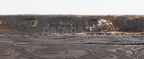 Ezüst (Ag) Borotva, penge nélkül, jelzett, nettó: 23 g