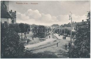 Podolin, Podolínec (Szepes, Zips); Fő tér. Szankovszky felvétele 1917. 2. / main square