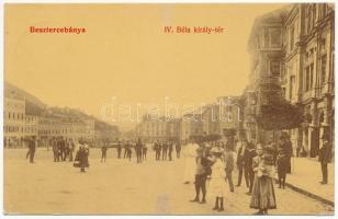 1907 Besztercebánya, Banská Bystrica; IV. Béla király tér. W.L. 529. / square (EK)