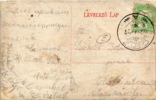 1913 Csízfürdő, Kúpele Cíz; Szoyka Pál áruháza, idény üzlete, Ilona lak / shop, villa (r)