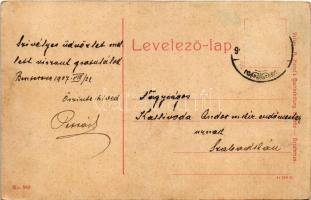 1907 Beszterce, Bistritz, Bistrita; Erdőigazgatóság. M. Haupt No. 389. (W.L.?) / Forstdirektion / fo...