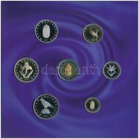 2007. 1Ft-100Ft (8xklf) forgalmi sor szettben, benne 50Ft "50 éves a Római Szerződés" T:PP...