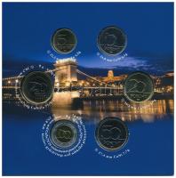 2009. 5Ft-200Ft (6xklf) "Lánchíd" forgalmi sor szettben T:PP Adamo FO43.1