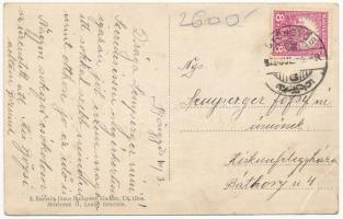 1929 Gyöngyös, Fő utca, Westphalen grófné (született Auersperg hercegnő) kastélya, rendőr, trafik, u...