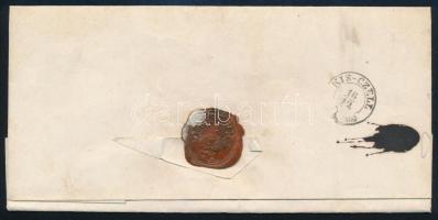 1858 Hertelendy Miklós (1813-1877) huszárezredes 1848-as katona autográf levele a kiscelli bíróságna...