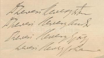 1935 Hevesy György (1885-1966) Nobel-díjas magyar vegyész autográf aláírása családi adásvételi szerz...