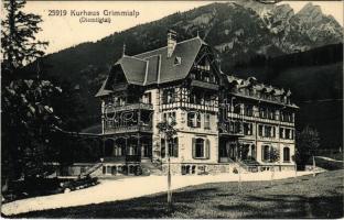 1916 Schwenden, Hotel Kurhaus Grimmialp (Diemtigtal)