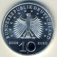 Németország 2006. 10€ Ag "Karl Friedrich Schinkel" T:BU