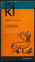 Fekete István: Csend. Bp., 1965, Kozmosz. Első kiadás. Bozóky Mária rajzaival. Kiadói papírkötés, a borítón kis sérülések.