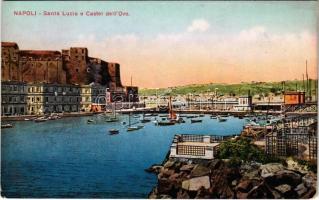 Napoli, Naples; Santa Lucia e Castel dell'Ovo / castle (EK)