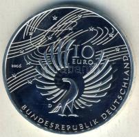 Németország 2006. 10€ Ag "Mozart" T:BU