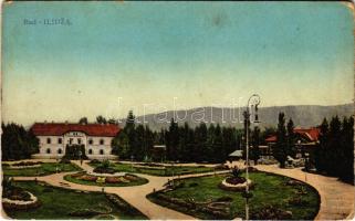 Ilidza, Bad Ilidze bei Sarajevo; spa, bath, hotel (worn corners)