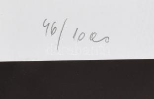 Kass János (1927-2010): Kékszakállú vára, 1992. Ofszet nyomat, papír, jelzett. Számozott: 46/1000. L...