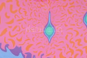 Keserü Ilona (1933-): Utókép 12. Szitanyomat, papír, jelzett, művészpéldány EA XII/XV számozással, ü...