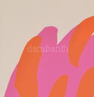 Keserü Ilona (1933-): Utókép 12. Szitanyomat, papír, jelzett, művészpéldány EA XII/XV számozással, ü...