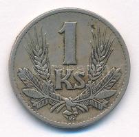 Szlovákia 1941. 1K Cu-Ni T:2  Slovakia 1941. 1 Koruna Cu-Ni C:XF  Krause KM#6