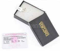 Ezüst (Ag) gyűrű 3 db gyémánttal 0,02 ct, certifikáttal 1,5 g m:59 Tanúsítvánnyal