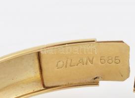 14K arany (Au) karkötő, jelzett 8,3 g, d: 6 cm