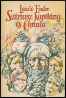 László Endre: Szíriusz kapitány és Corinta. A szerző, László (1900-1987) író által Major Anna (1932-2021) dramaturg,a Szabó - család dramaturgja részére DEDIKÁLT példány. Fantasztikus ifjúsági regény. Viszt György rajzaival. Bp., 1986., Móra. Kiadói papírkötés