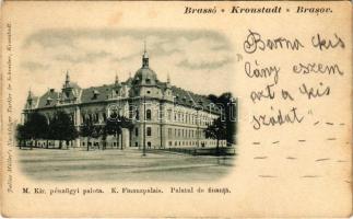 1900 Brassó, Kronstadt, Brasov; M. kir. pénzügyi palota / Finanzpalais. Julius Müllers Nachfolger Tartler & Schreiber / financial palace