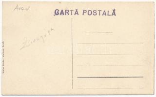 Arad, Zsidó templom épület és bérház, zsinagóga, Menczer M. üzlete. Pichler Sándor kiadása / Jewish ...