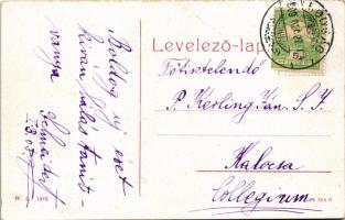 1909 Hódság, Odzaci; Kalvarie / Kálvária, gyerekek. W. L. 1989. / calvary, children (fa)