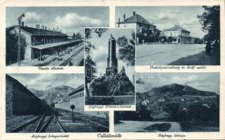 Celldömölk vasútállomással