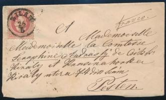 1870 5kr levélen / on cover "ZILAH" - Pest