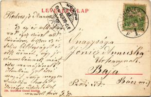 1907 Ungvár, Uzshorod, Uzhorod; Új tér, Lefkovits Jakabné hatos. eng. Zálogkölcsön intézete, Révész ...