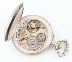 Nagy méretű Doxa zsebóra. Fém tokkal, lovas jelenettel. hibátlan számlappal, működő, szép állapotban